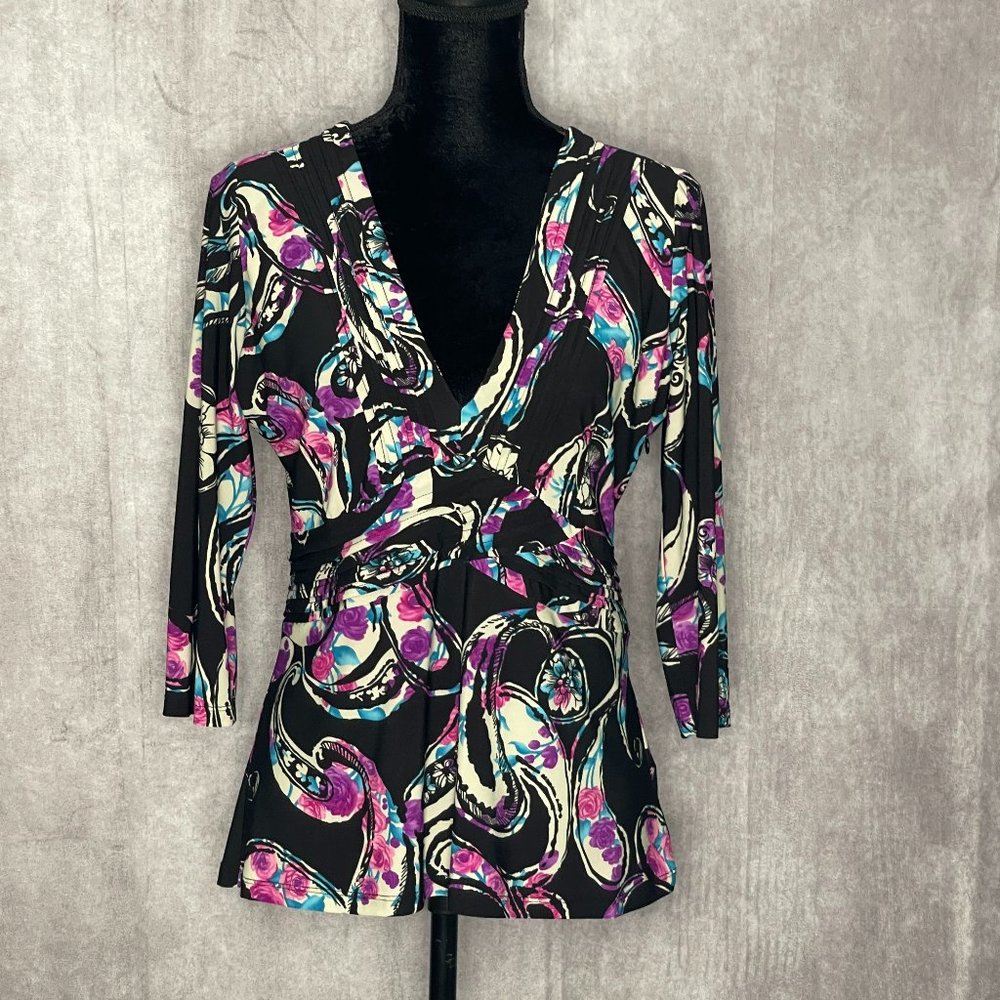 mesmerize floral SHIRT~ size M